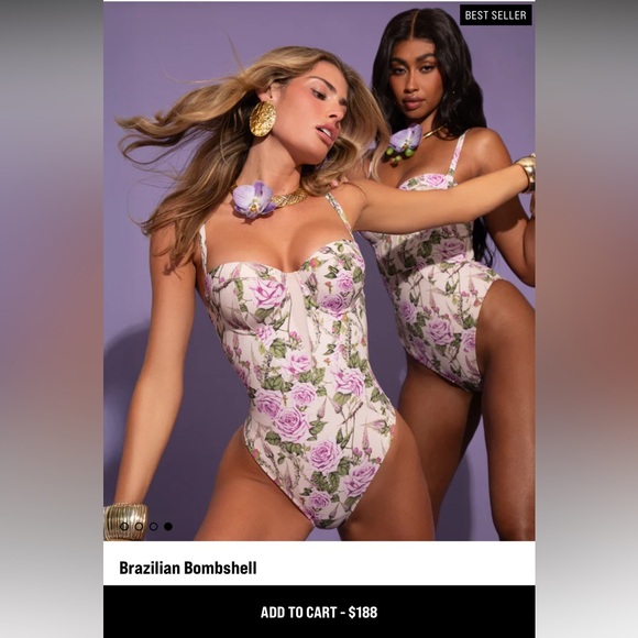 NWT💕TA3 Brazilian Bombshell- Lilac Thorny Rose
SOLD OUT!! - Picture 4 of 10